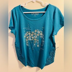 Girls elephant shirt